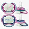 Philips Avent Ultra Air Night Smokker 2-Pack 6-18m, Lilla/Rosa