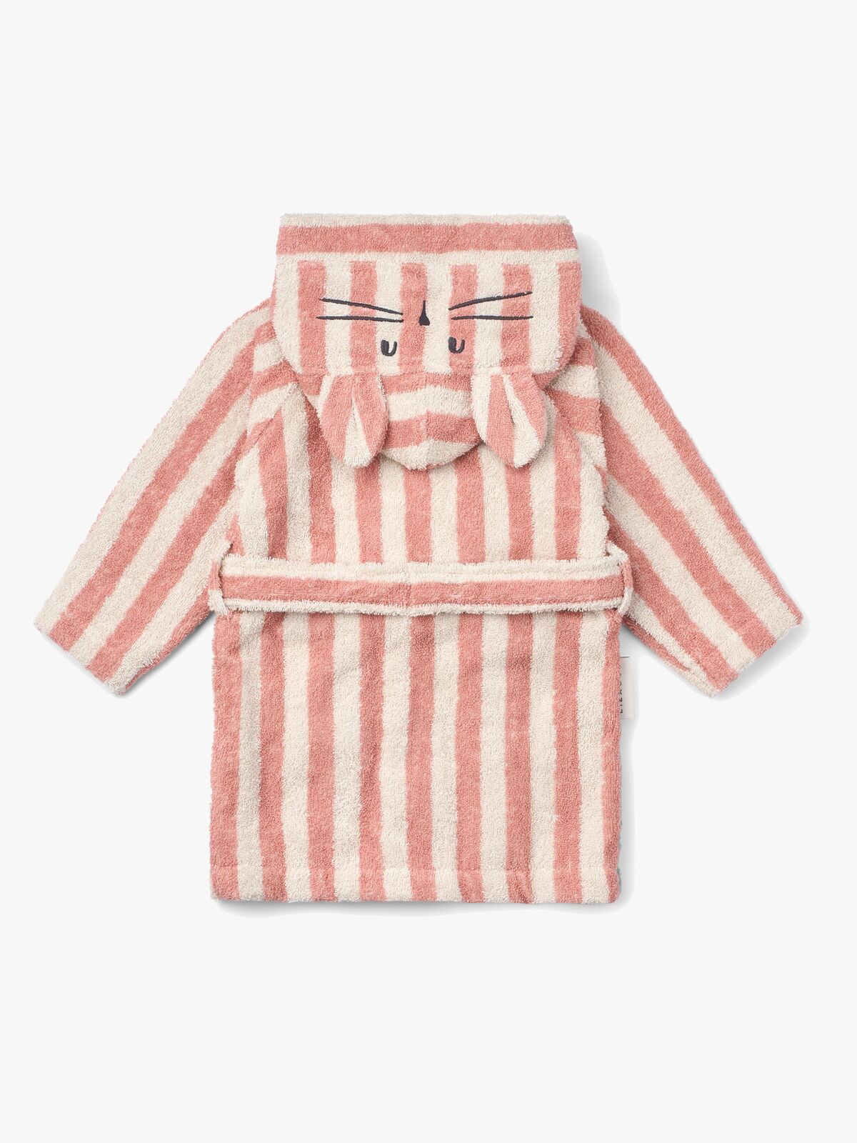 LIEWOOD Lily Badekåpe, Coral blush/Creme de la creme stripe