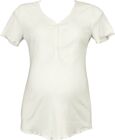 Cache Coeur Trousseau Gravid-/Amme T-Skjorte, Natural White