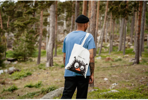 Mummitrollet Catch Me Tøyveske, Hvit