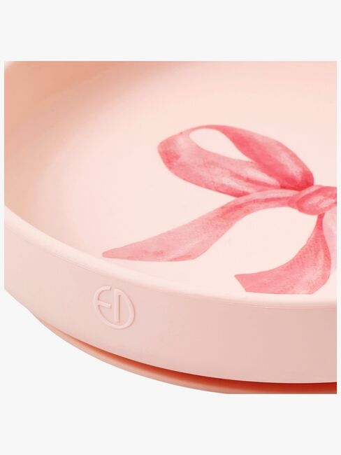 Elodie Tallerken Sett Silikon, Rosy Bow