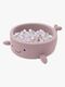 MeowBaby Boucle Whale Ballbasseng, Raspberry Glaze Pink