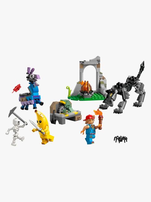 LEGO Fortnite 77075 Peely og Sparkplug slår leir på sletten