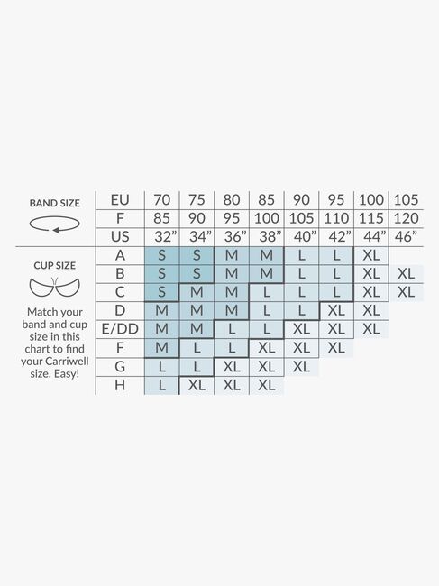 Carriwell Gravid- Og Amming-BH Carri-Gel, Svart
