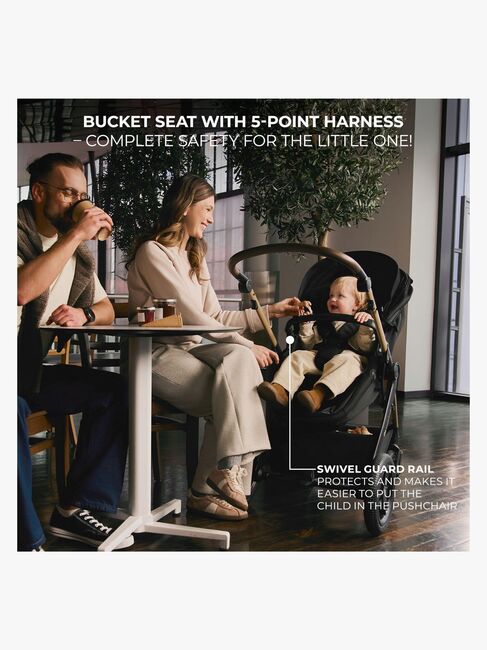 Kinderkraft MOOV 2 XL Air Kombivogn, Moonlight Grey