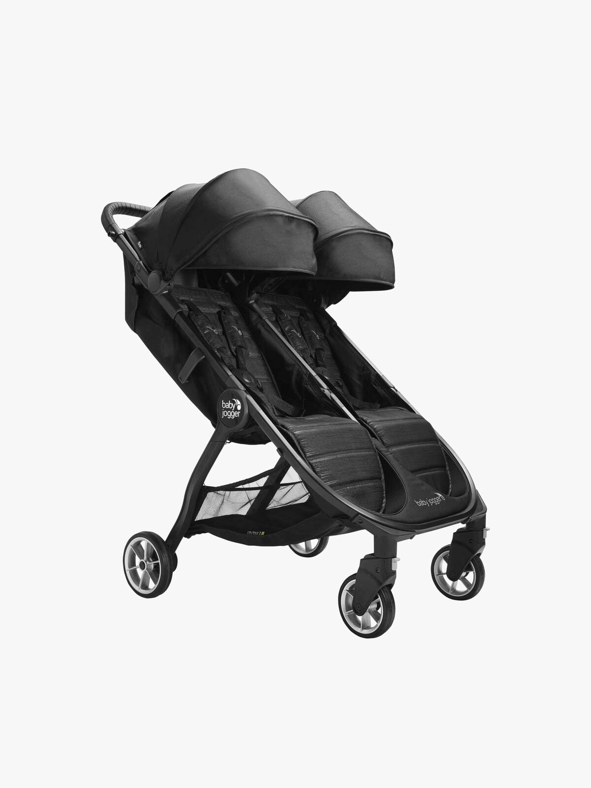 Baby Jogger City Tour 2 Søskenvogn, Pitch Black