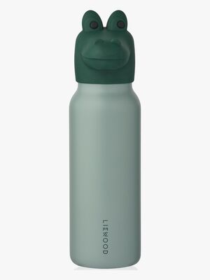 LIEWOOD Falk Vannflaske Krokodille 350 ml, Peppermint/Garden Green