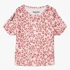 Hyperfied Short Sleeve Logo Top, Pink Leo