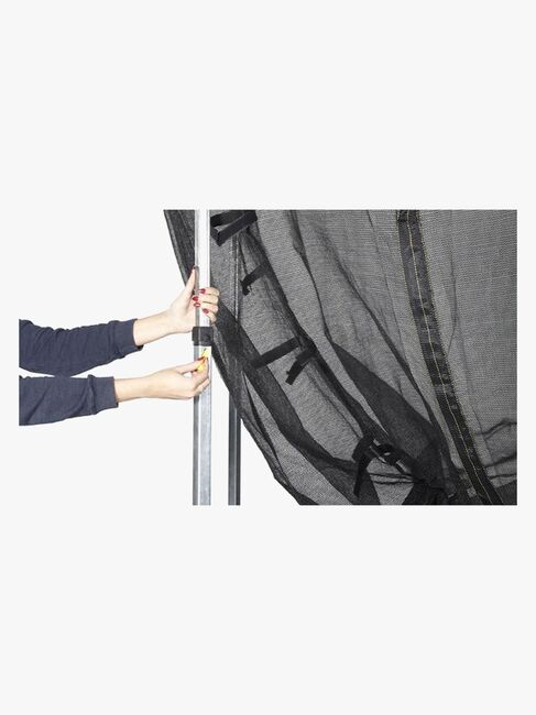 Plum 14ft Space Zone II Telescopic Trampoline inkl. Sikkerhetsnett 426 cm