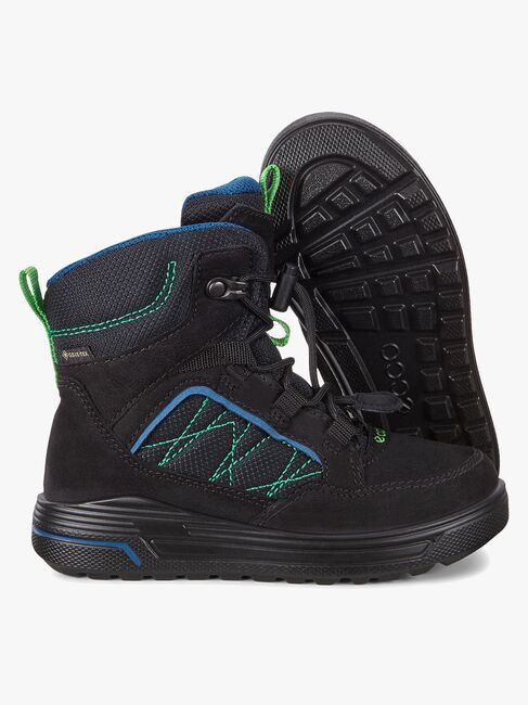 ECCO Urban Snowboarder Sko, Black/Poseidon