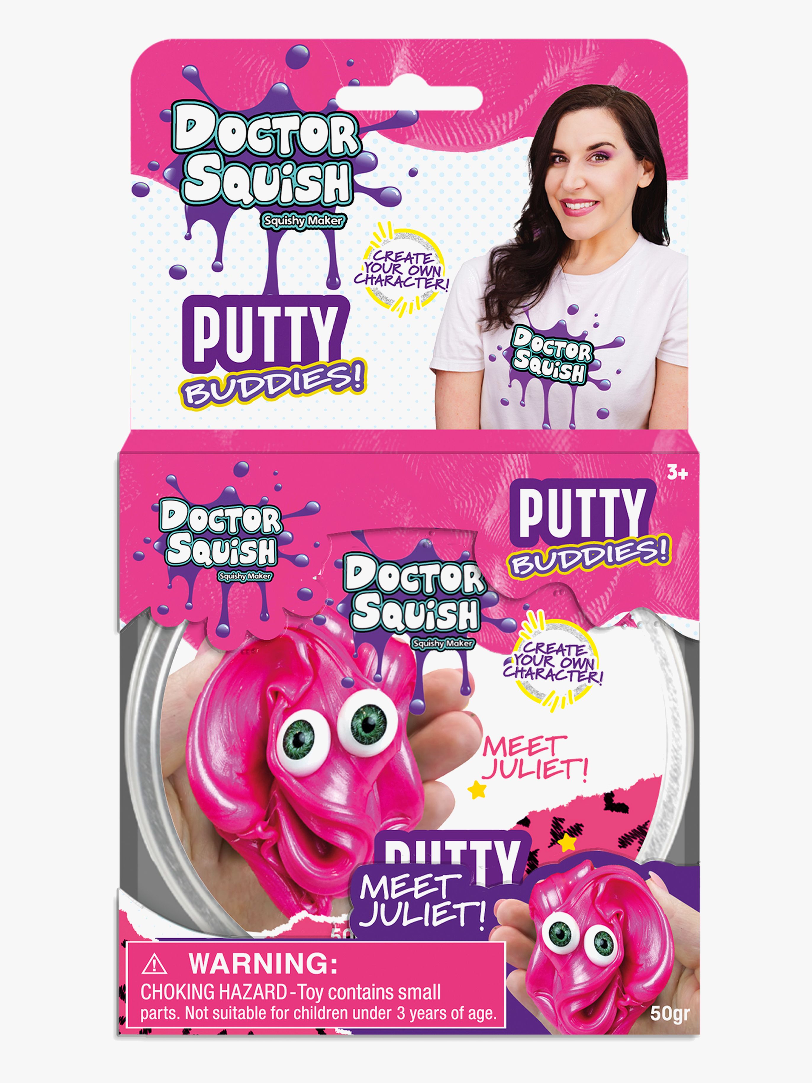 Doctor Squish Putty Buddies Slim Juliet 50g - Slim