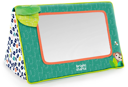BrightStarts Safari Mirror Aktivitetsleke, Grønn/Mønstret