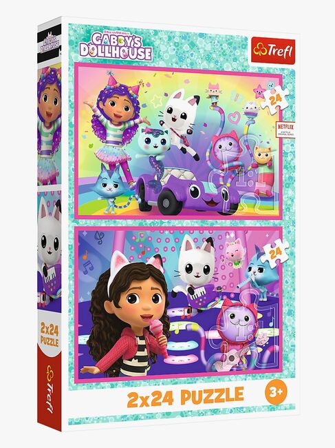 Trefl Gabby's Dollhouse Puslespill 2x24 Brikker
