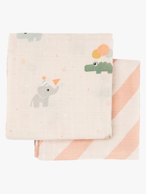 Done By Deer Celebration Musselinteppe 2-Pakk, Powder