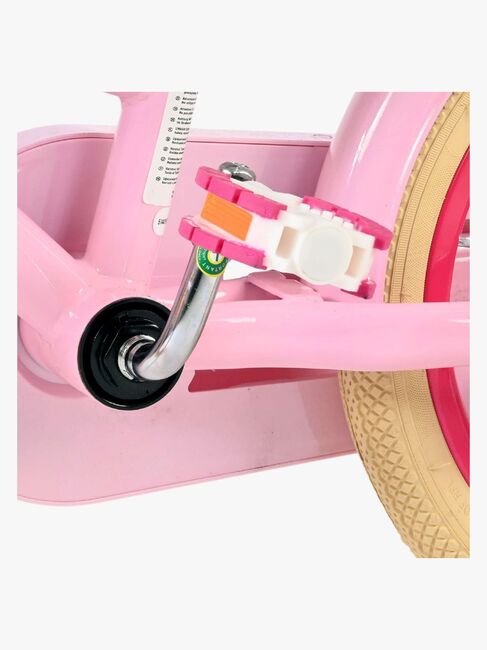 Volare Excellent Sykkel med Kurv 14 Tommer, Rosa