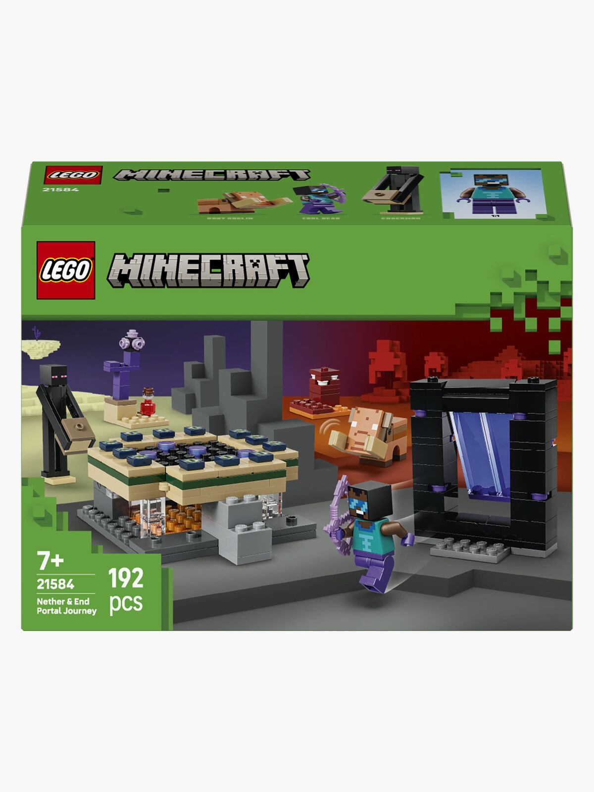 LEGO Minecraft 21584 Reise gjennom portalene til Nether og End