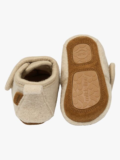 Mikk-Line Tøfler Ull, Off White