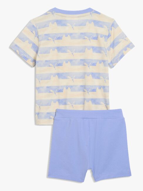 Puma T-skjorte & Shorts Gabby's Dollhouse Minicats Sett, Lilla