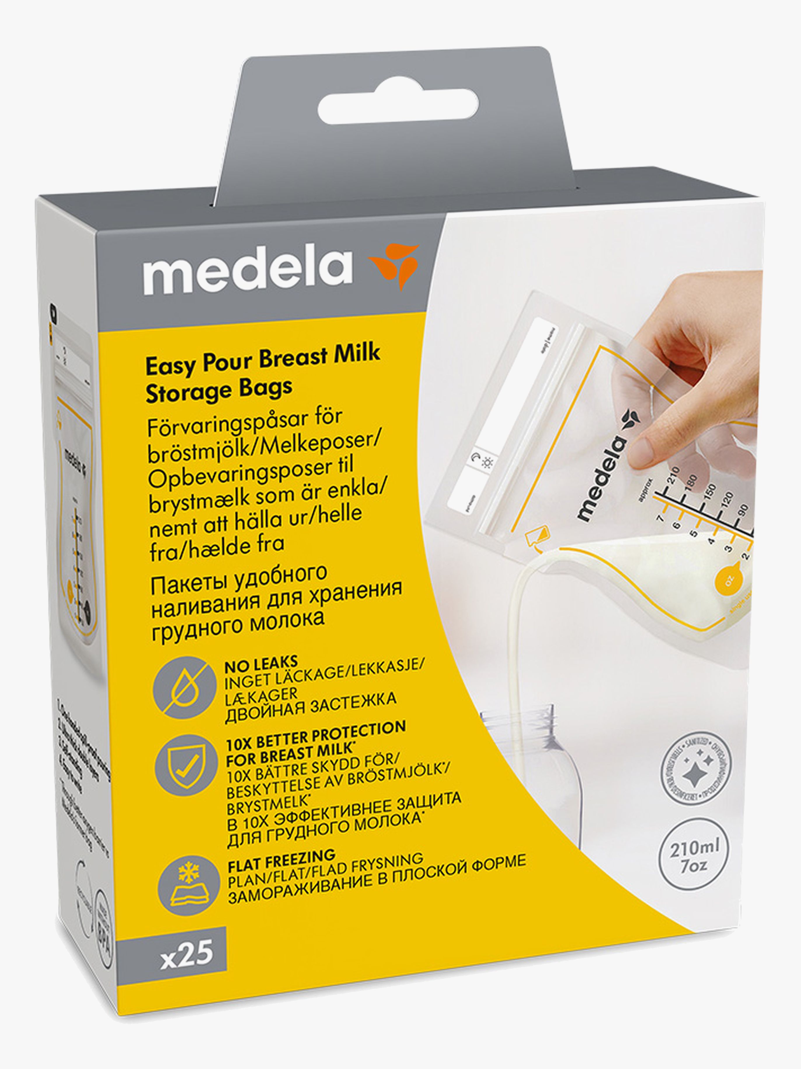 Medela Easy Pour Brystmelkpose 25-Pack - Brystpumper & Tilbehør - Plast
