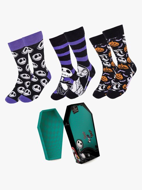 Nightmare Before Christmas Sokker 3-pakning, Flerfarget