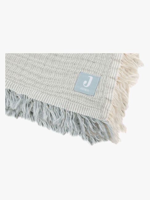 Jollein Musselinteppe Fringe, Sea Green
