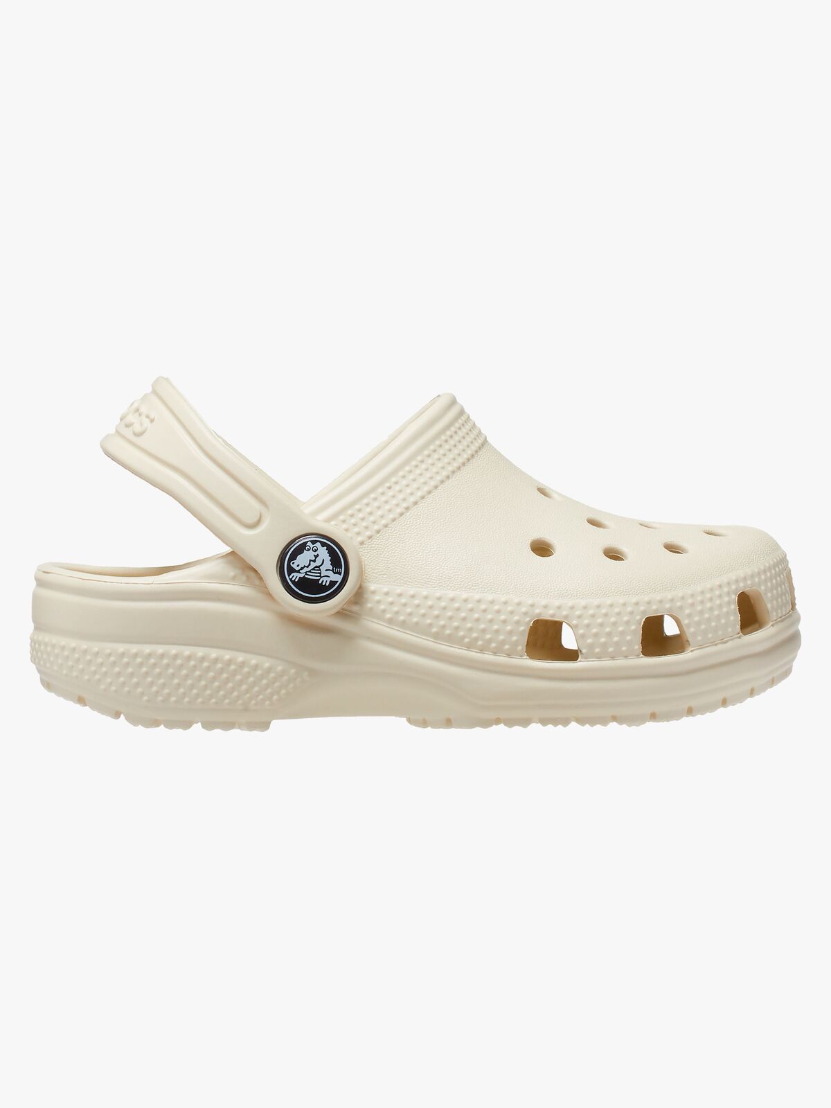 Crocs Classic Kids Sandaler, Bone