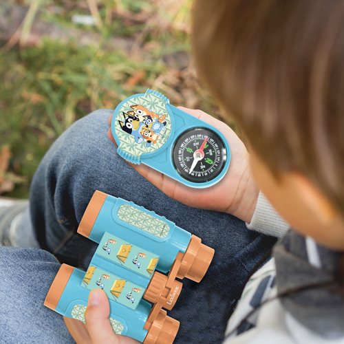 Bluey Eventyrsett med Walkietalkier 120 m