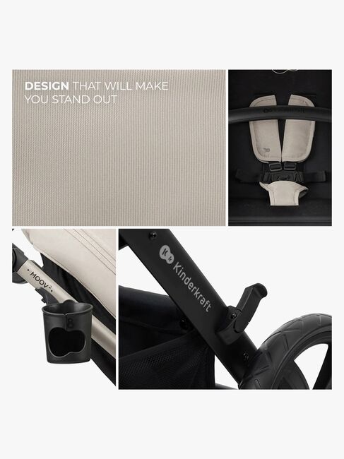 Kinderkraft MOOV 2 4-in-1 Duovogn, Moonlight Grey