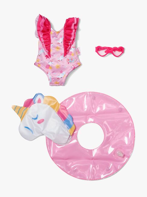 BABY born Dukketilbehør Svømmesett Enhjørning 43 cm