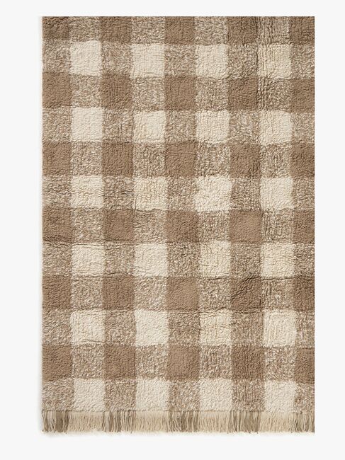 Lorena Canals Vaskbar Vichy Gulvteppe 150x180 cm, Marron