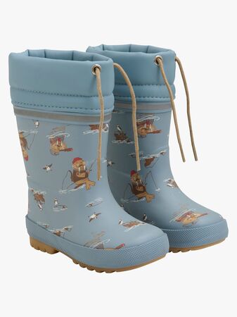 CeLaVi Fôrede Gummistøvler, Smoke Blue