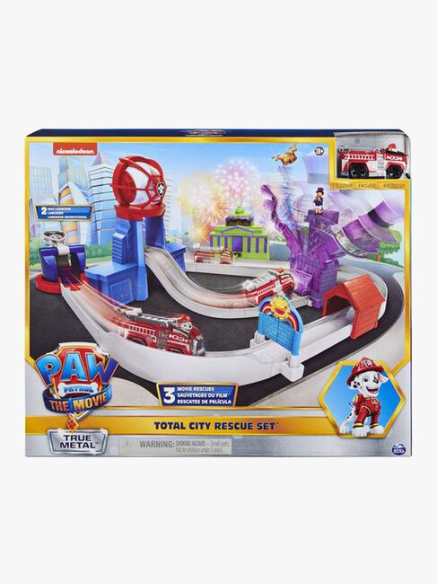 Paw Patrol Movie True Metal City Rescue Playset