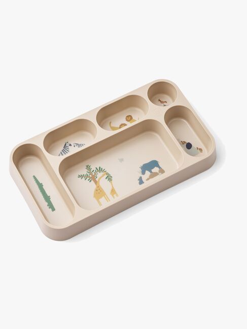 LIEWOOD Mosu Delt Tallerken, All together/Sandy