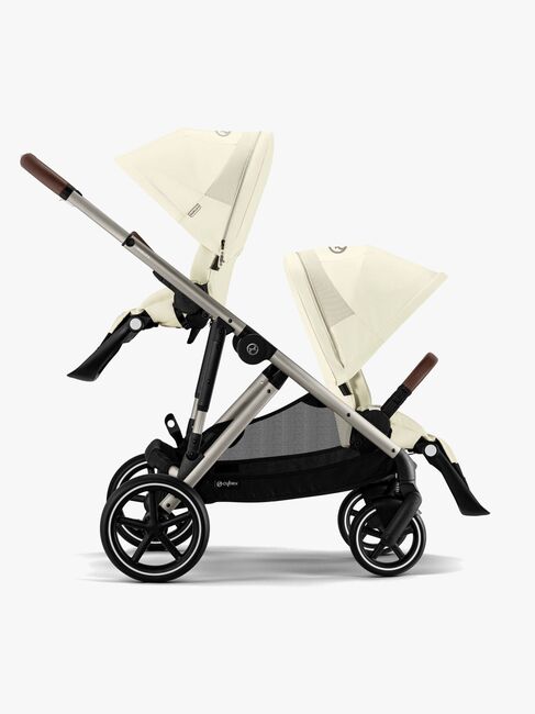 Cybex GAZELLE S Tvillingvogn, Seashell Beige/Taupe