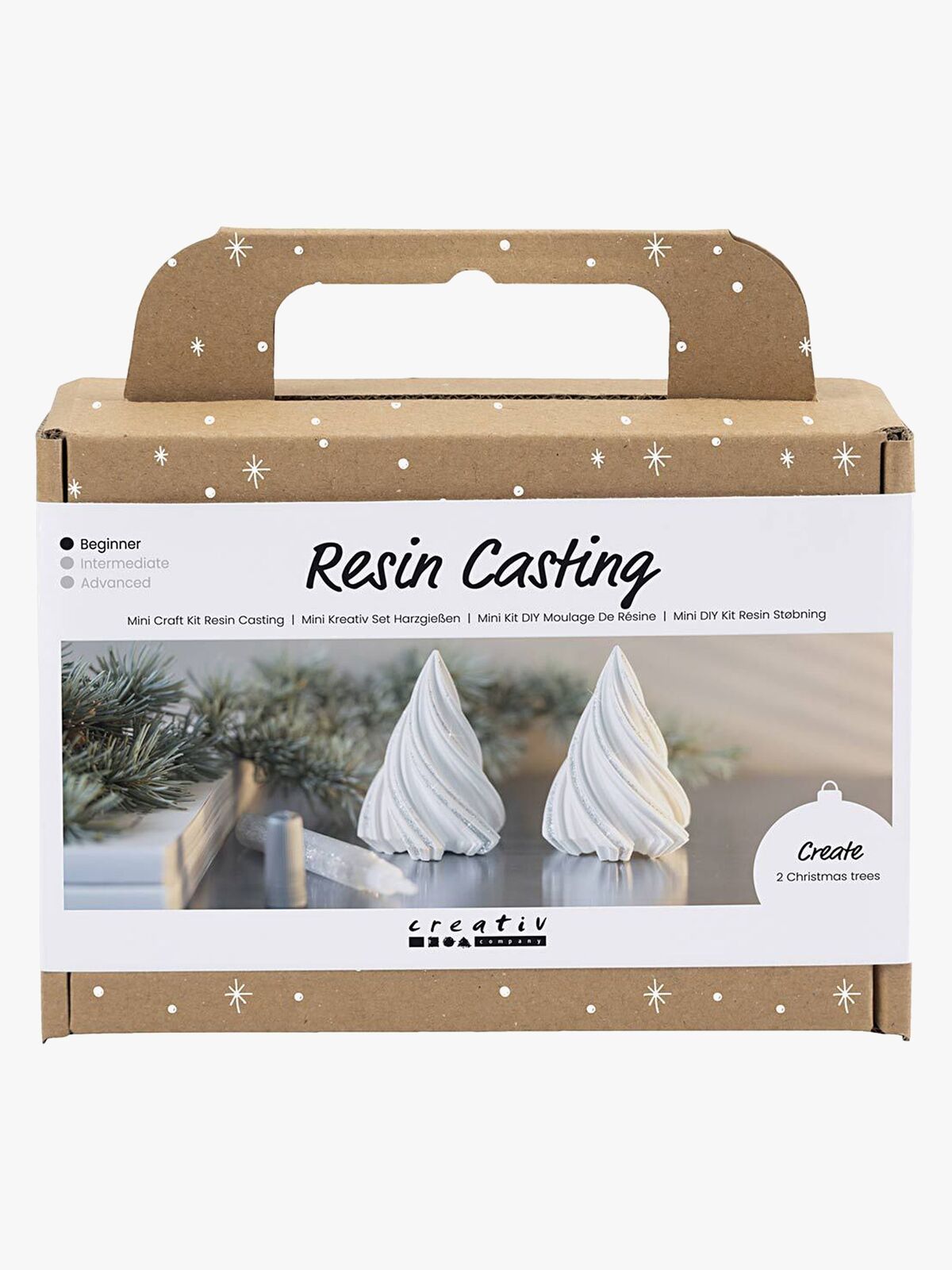 Creativ Company Hobbysett Gjutharts Juletrær DIY