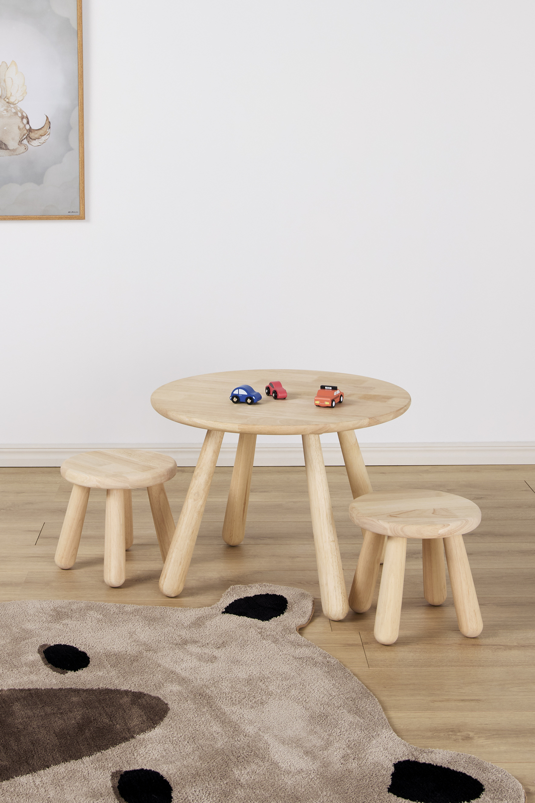 Minitude Nordic Rundt Bord & Runde Krakker, Natur