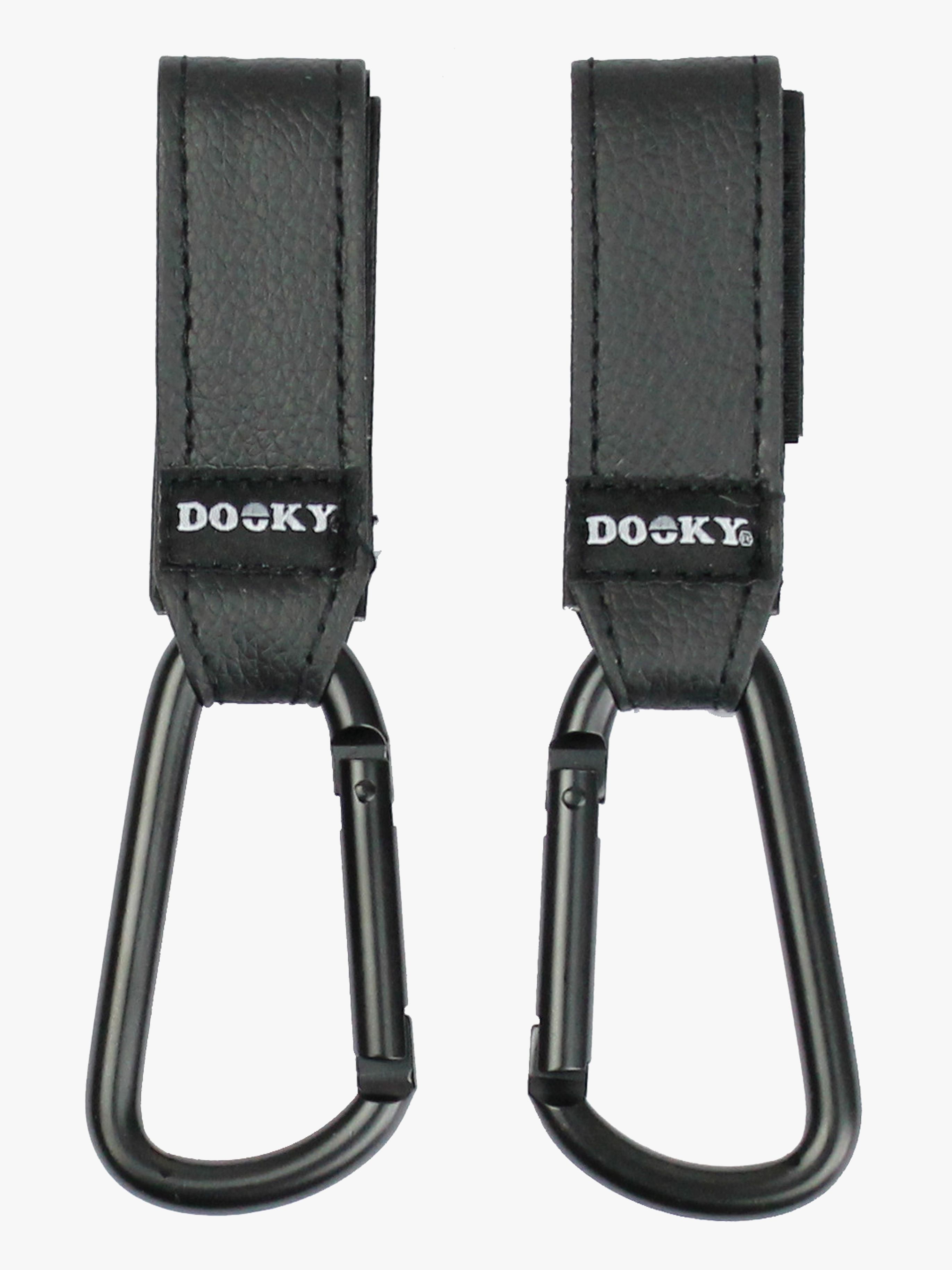 Dooky Barnevognkroker 2-Pakk, Black - Vognkroker
