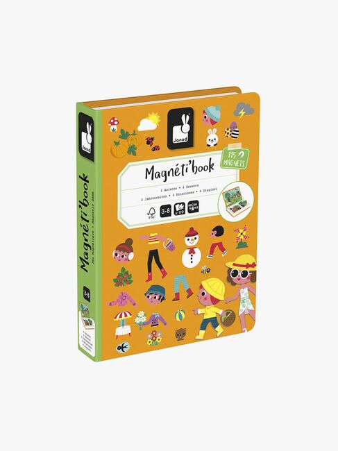 Janod Magneti'Book 4 Årstider Magnetsett 115 Stk