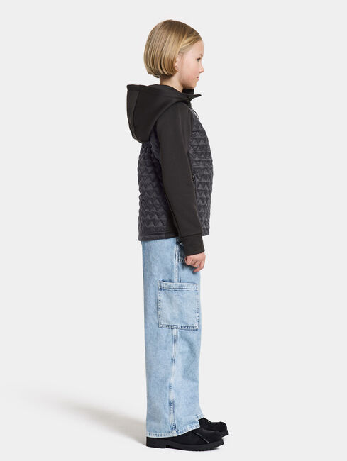 Didriksons Kapris Hybridjakke, Svart