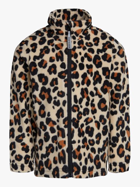 Nordbjørn Malö Fleecejakke, Leopardy Wheat