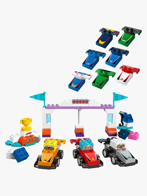 LEGO DUPLO Town 10445 F1 Team med racerbiler og sjåfører