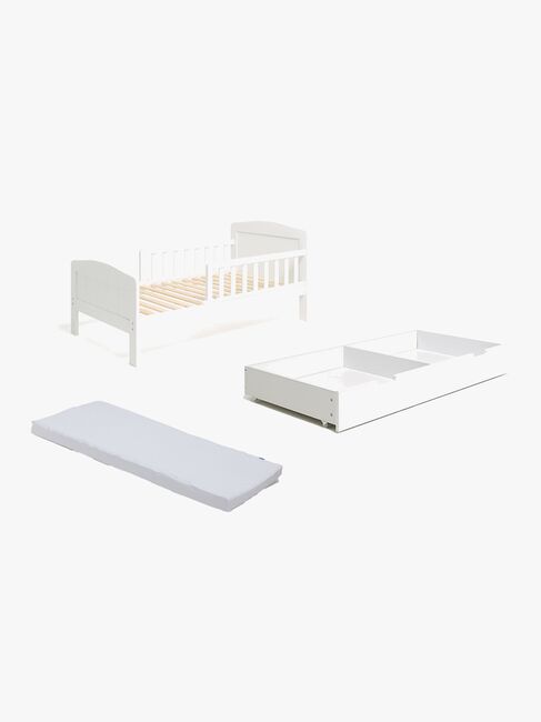 JLY DREAM Juniorseng JULI Inkl. Oppbevaring & Madrass 70x140, Vit