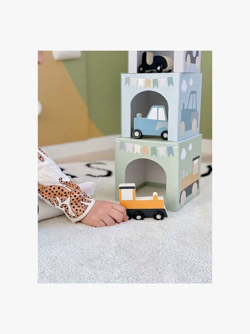 Jabadabado Stabelbar Kube Kjøretøy 1-5