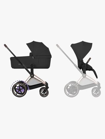 Cybex ePriam Duovogn, Rosegold/Sepia Black