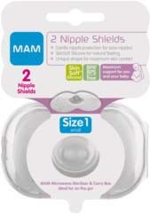 MAM Nipple Shield Ammesmokk 2-pack Str 1