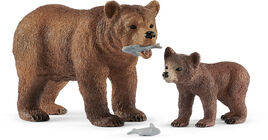 Schleich 42473 Grizzlybjørner Mother With Cub