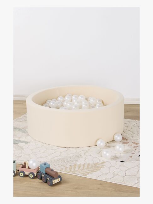 Alice & Fox TEDDY Ballbasseng 30x90, Hvit