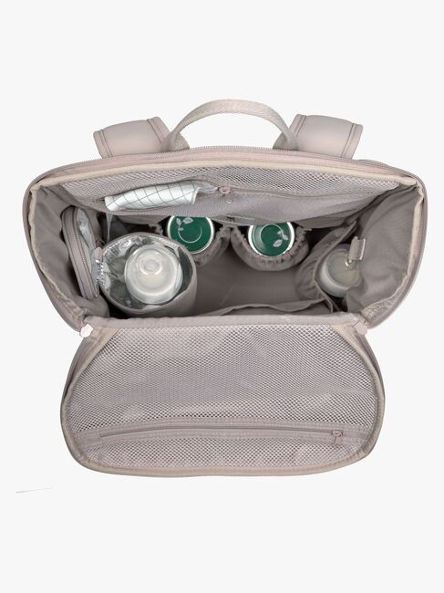 Lässig Slender Stelleveske Ryggsekk, Taupe