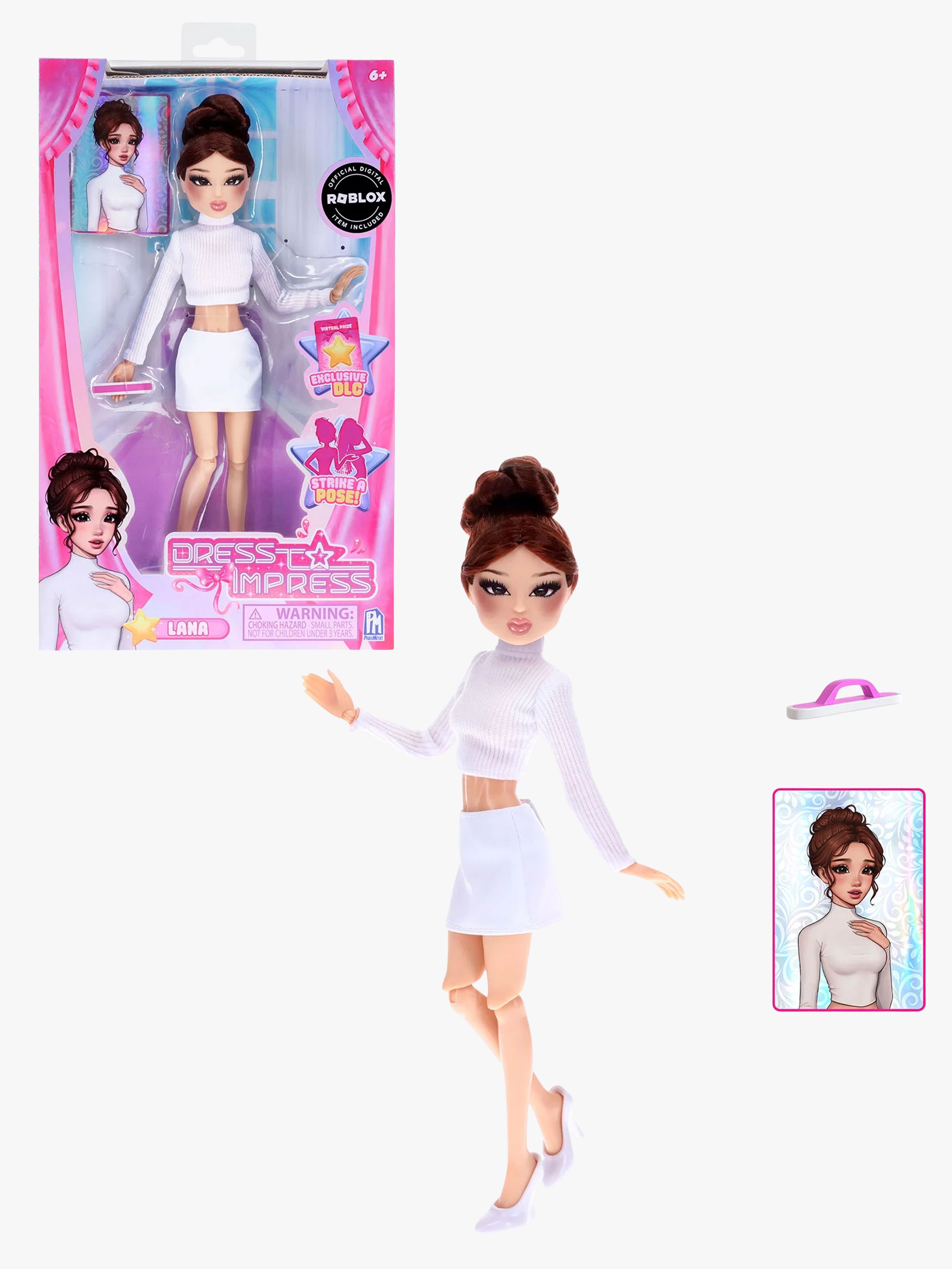 Roblox Dress To Impress Motedukke Lana - Motedukker & Tilbehør - Plast
