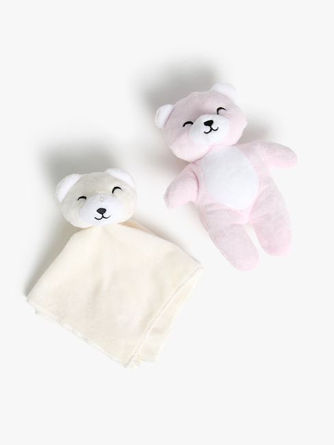 Cloudberry Castle Gavesett Dukke Twins Deluxe 35 cm, Rosa/Hvit